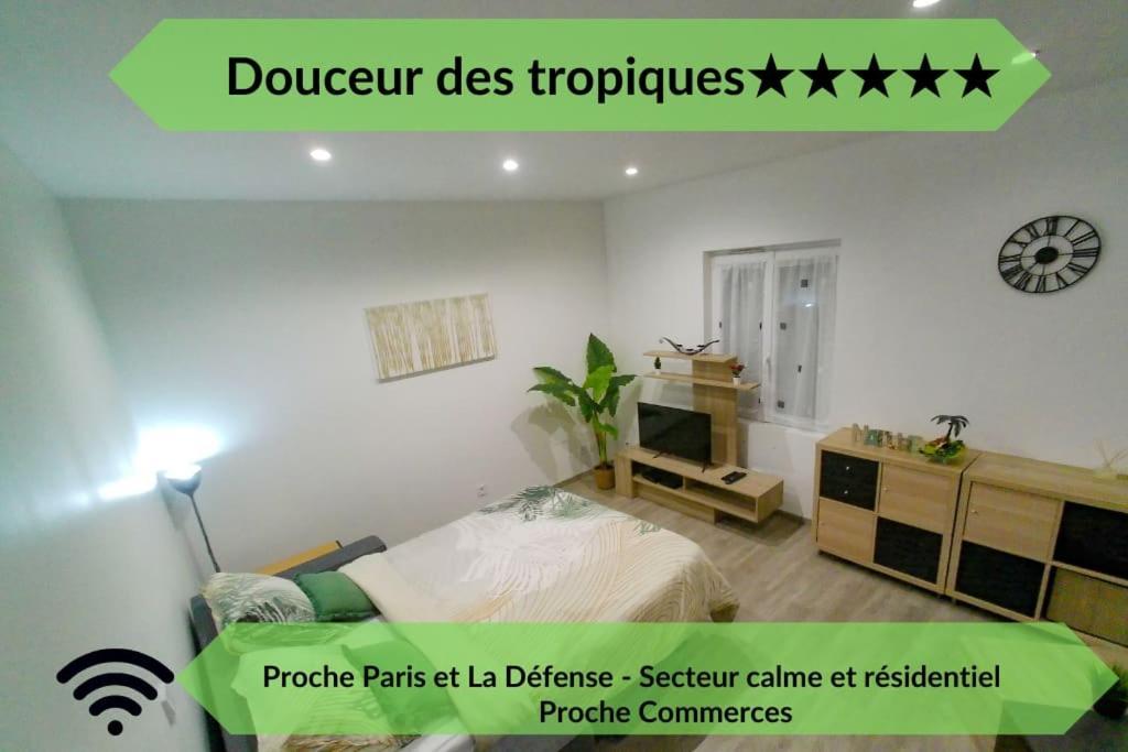 *Douceur Des Tropiques*Parisis Lägenhet Argenteuil Exteriör bild